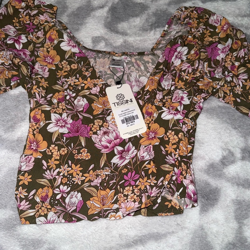 Floral Women's Top - Multicolor